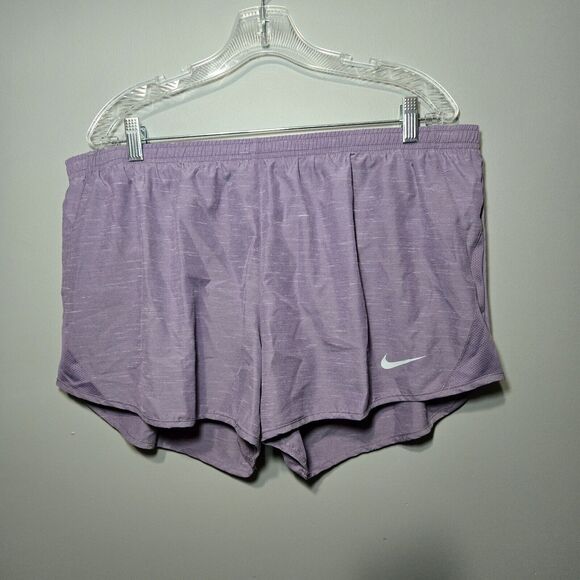 Nike Women's Athletic Shorts in Purple - Picture 1 of 5
